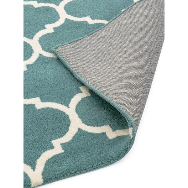 Modrý ručne tkaný vlnený koberec 80x150 cm Albany – Asiatic Carpets-image-4