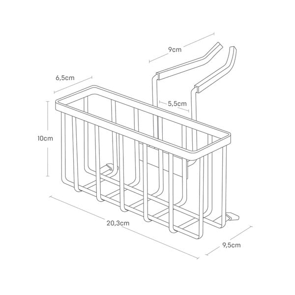 Závesný kovový držiak na hubku – YAMAZAKI-image-4