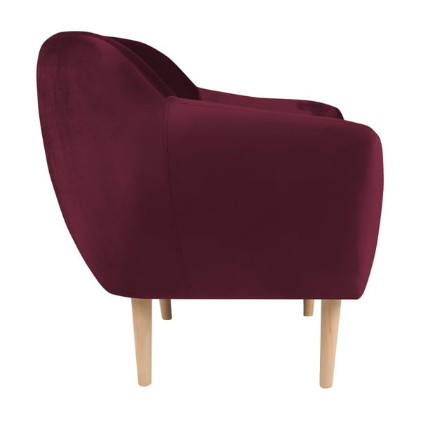 Vínovočervené kreslo Mazzini Sofas Benito-image-4