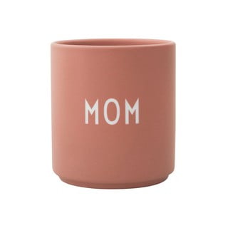 Ružový porcelánový hrnček Design Letters Favourite Mom