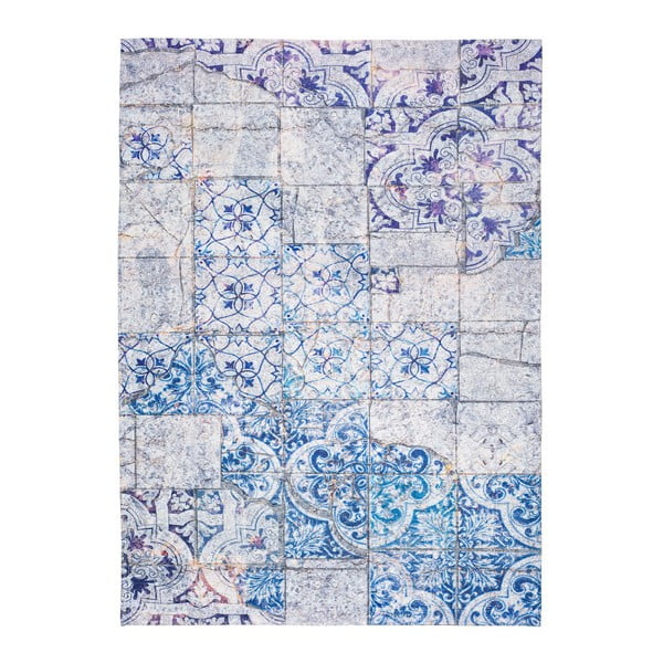 Sivo-modrý koberec Universal Alice, 60 × 110 cm