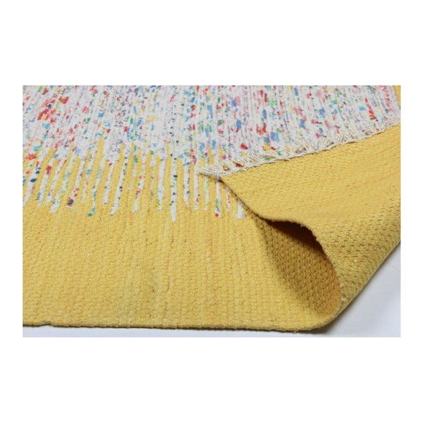 Žltý behúň Eco Rugs Yolk, 80 × 300 cm-image-2