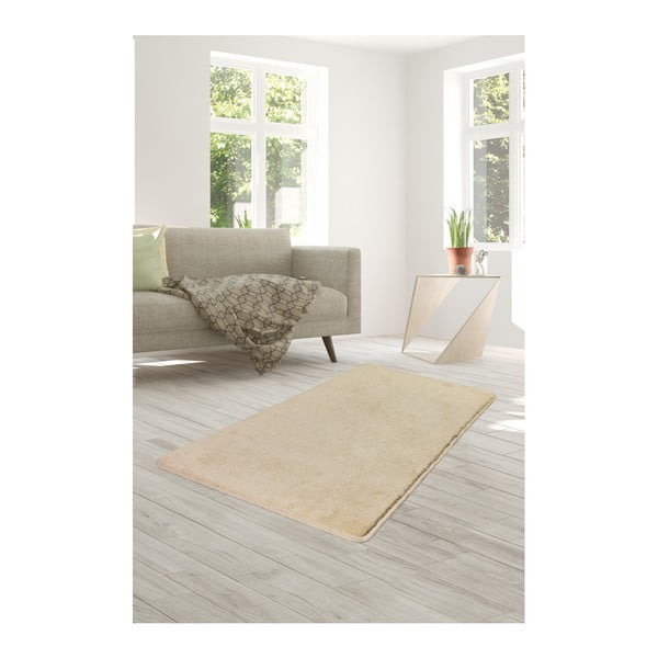 Svetlobéžový koberec Milano, 120 × 70 cm