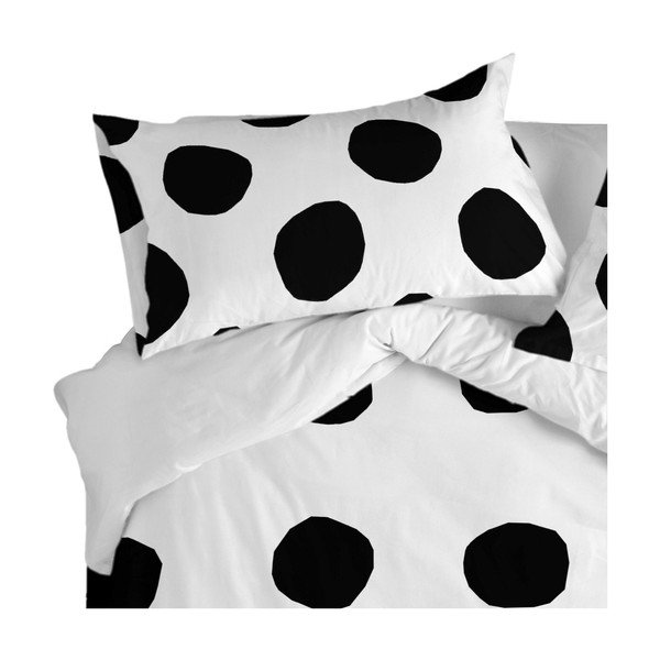 Súprava 2 bavlnených obliečok na vankúš Blanc Dot, 50 × 75 cm-image-1