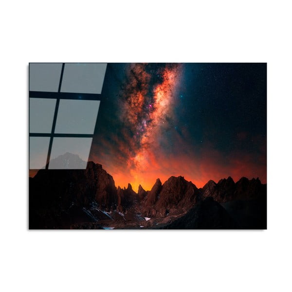 Sklenený obraz 100x70 cm Night Sky - Wallity