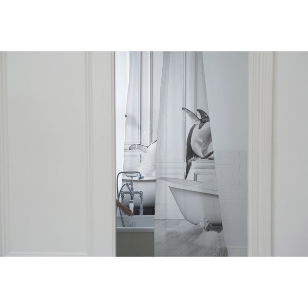 Sprchový záves 175x180 cm Showe Penguin - Little Nice Things-image-1