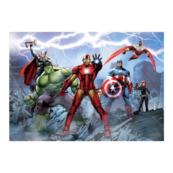 Veľkoformátová tapeta Avengers hrdinovia, 158x232 cm