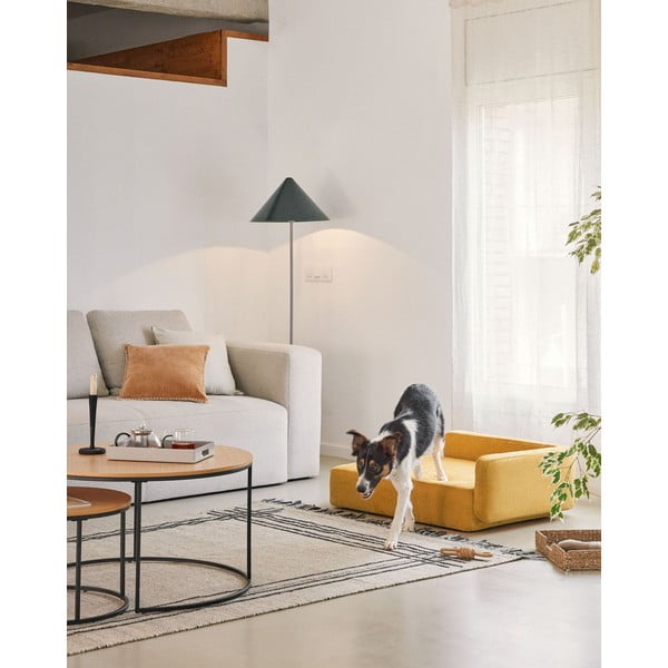 Pelech pre psov v horčicovej farbe 96x70 cm Bowie - Kave Home-image-2