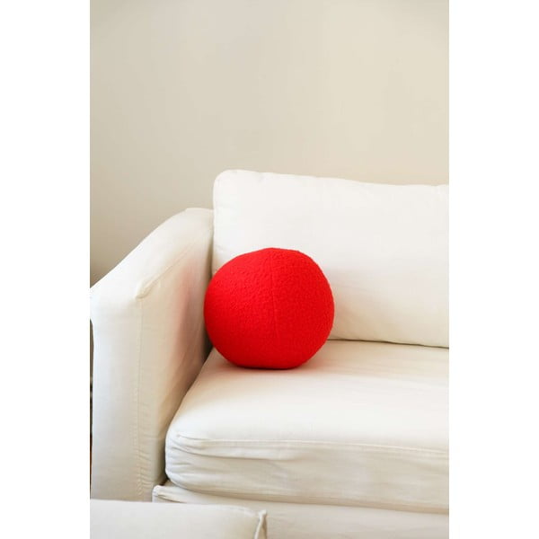 Dekoračný vankúš z materiálu buklé ø 20 cm Top – Mioli Decor-image-3