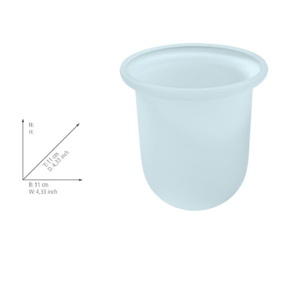 Sklenená nádoba pre WC kefu - Wenko-image-1