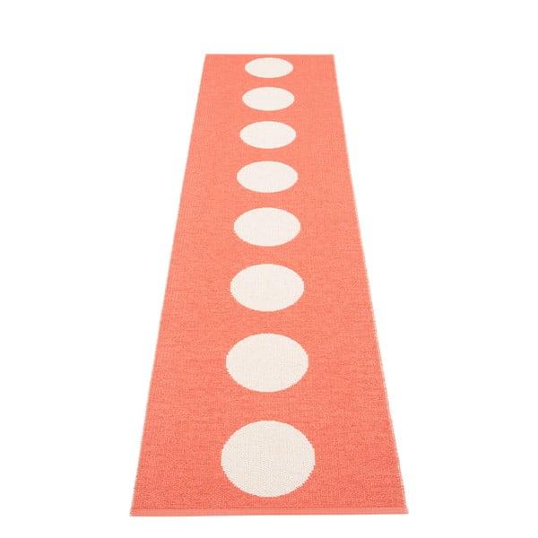 Vnútorný a vonkajší behúň v lososovej farbe 70x300 cm Vera Flamingo – Pappelina