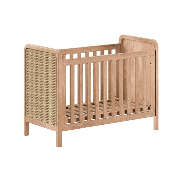 Postieľka s nastaviteľnou výškou 60x120 cm v prírodnej farbe Woods – Vipack