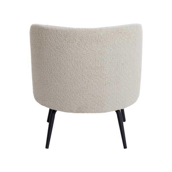 Krémové kreslo z textílie buklé Dieyda – Light & Living-image-4