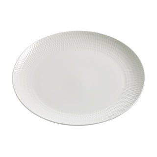 Biely porcelánový tanier Maxwell & Williams Diamonds, 23 cm