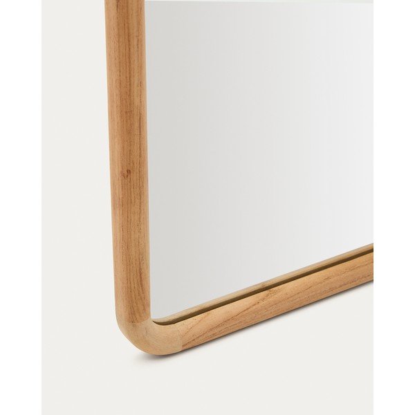 Nástenné zrkadlo s dreveným rámom 55x155 cm Milsa – Kave Home-image-4