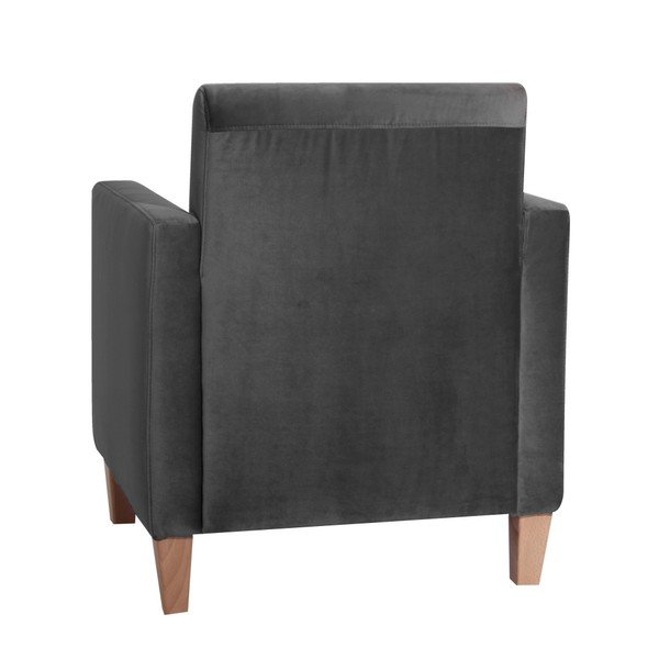 Antracitové kreslo Max Winzer Milla Velvet-image-3