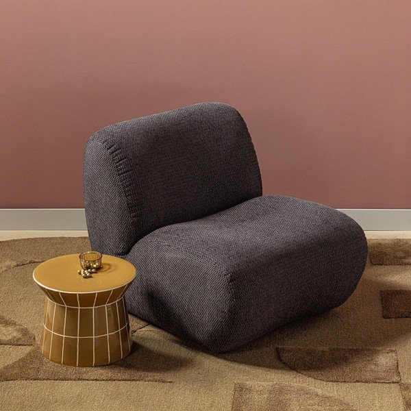 Keramický okrúhly odkladací stolík ø 38 cm Plu – WOOOD-image-1