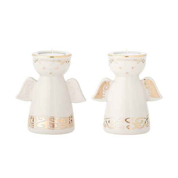 Kameninové svietniky v súprave na čajovú sviečku 2 ks Faella – Bloomingville-image-4