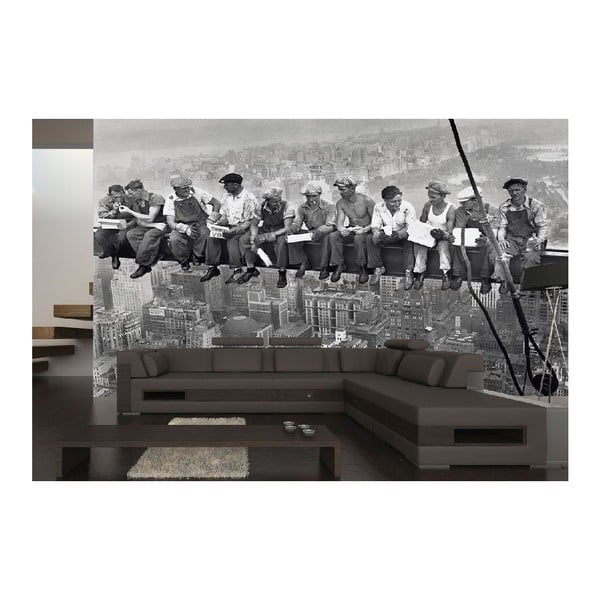 Veľkoformátová tapeta Dělníci na traverze, 315x232 cm 