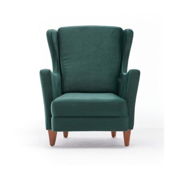 Zelené kreslo ušiak Lola Brejer – Artie