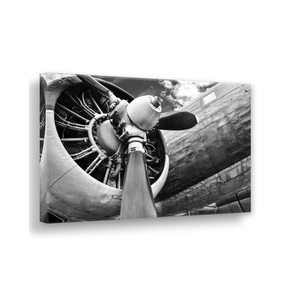 Obraz Styler Canvas Silver Uno Plane, 85 × 113 cm-image-2