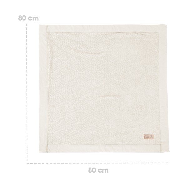 Krémovobiela detská deka 80x80 cm Seashells – Roba-image-3