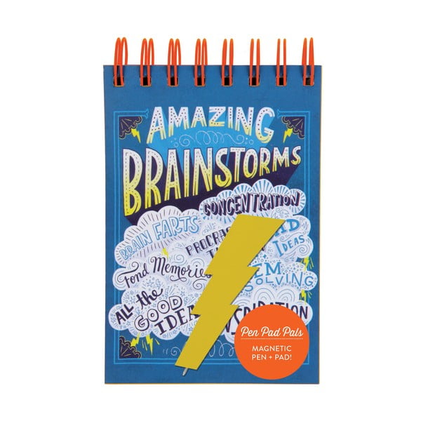 Zápisník s perom Chronicle Books Amazing Brainstorms