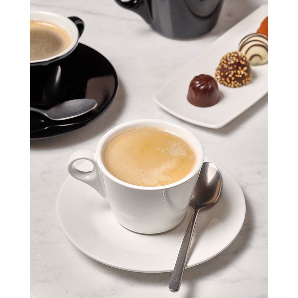 Biely porcelánový tanierik ø 15,5 cm Barista – BonBistro-image-1