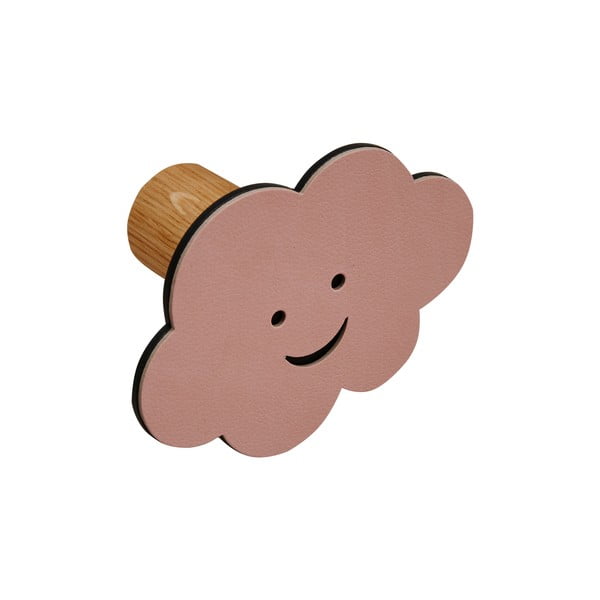 Ružový nástenný oceľový háčik Cloud Dot Nupo – LIND DNA-image-1
