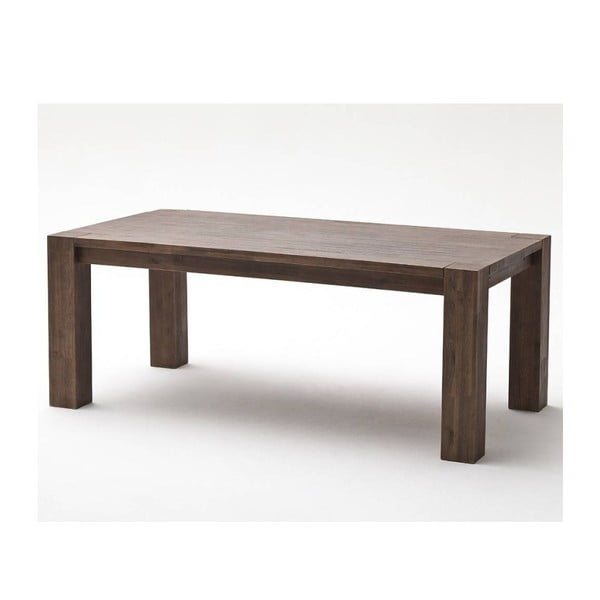 Tmavohnedý jedálenský stôl z akáciového dreva SOB Sydney, 200 x 100 cm