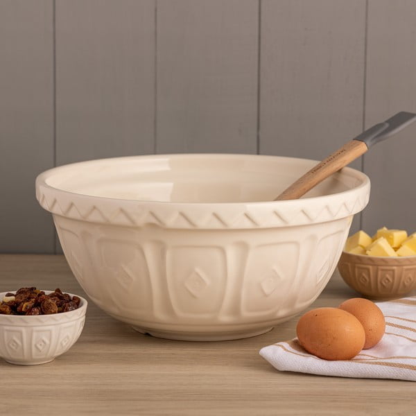 Biela/béžová kameninová misa ø 29 cm Colour Mix – Mason Cash-image-1