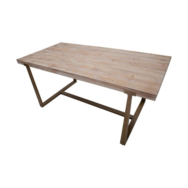 Jedálenský stôl v prírodnej farbe 180x90 cm Ankara – Mauro Ferretti-image-4