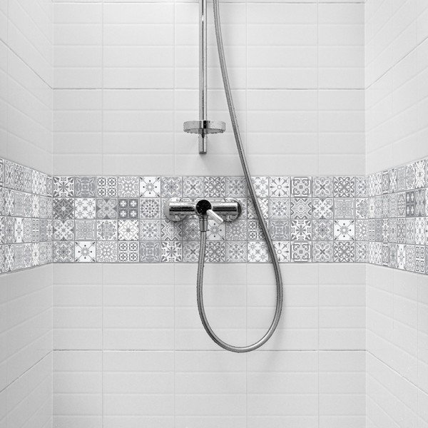 Sada 6 nástenných samolepiek Ambiance Stickers Friezes Tiles Lia, 5 × 30 cm-image-3