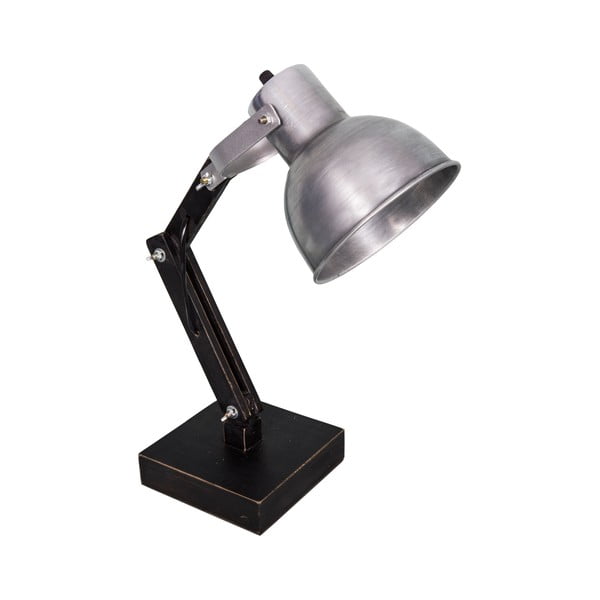 Stolová lampa v striebornej farbe (výška 43 cm) - Antic Line