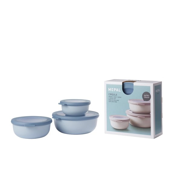 Potravinové škatuľky v súprave 3 ks Cirqula Nordic – Mepal-image-1