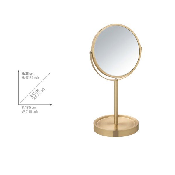 Kozmetické zväčšovacie zrkadlo (zväčšenie 3x) 15x35 cm Alata – Wenko-image-2