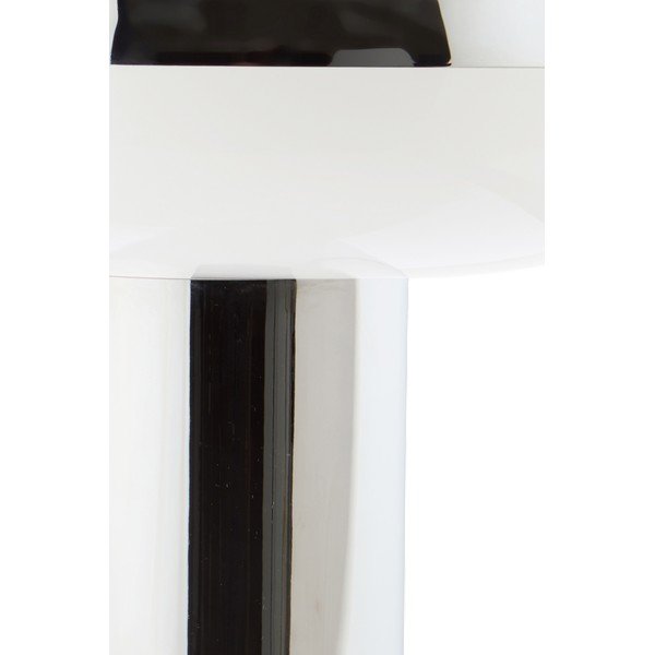 Kovová stolová lampa v lesklej striebornej farbe (výška  32 cm) Paneta – Jotex-image-4