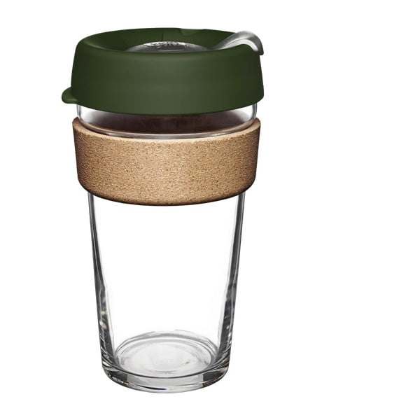 Zelený cestovný hrnček 454 ml Brew Cork Pine L – KeepCup