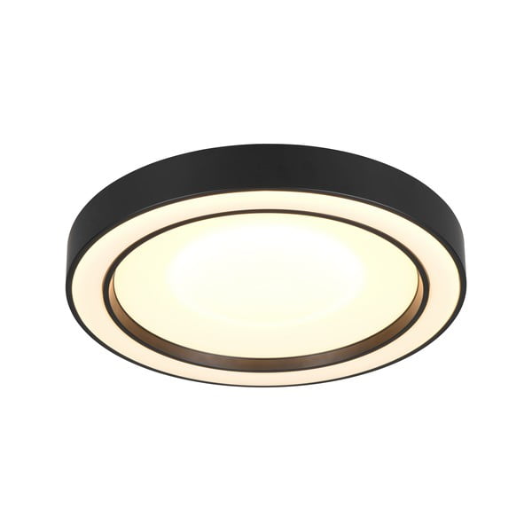 Čierno-biele LED stropné svietidlo ø 40 cm Arco – Reality-image-3