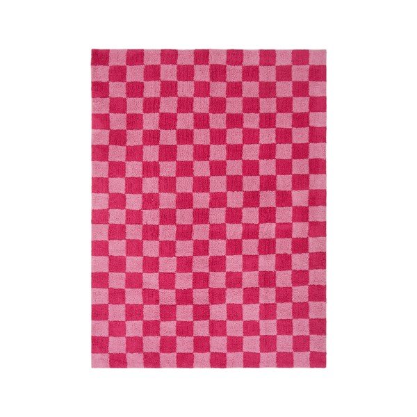 Ružový/svetloružový bavlnený koberec 200x300 cm Mela – Jotex