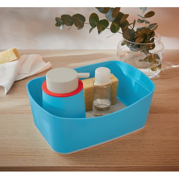 Modrá stolová škatuľa Leitz Mailorder, objem 5 l-image-1