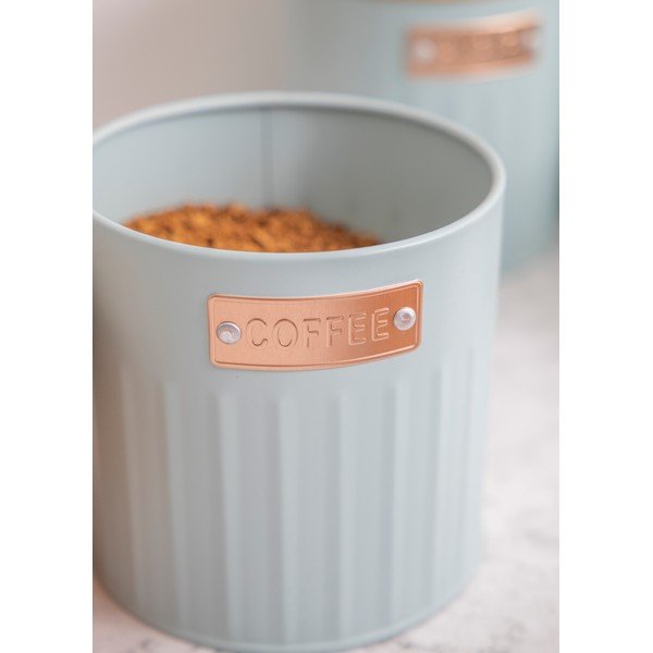 Oceľové dózy v súprave 3 ks na kávu/na sypaný čaj – Kitchen Craft-image-1