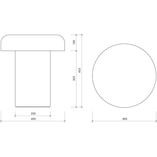 Oceľový okrúhly odkladací stolík ø 40 cm Miko – noo.ma-image-4