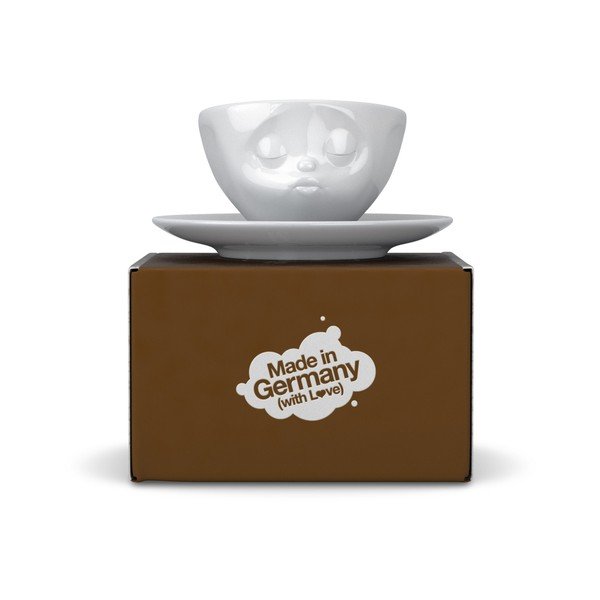 Biely bozkávajúci hrnček na espresso 58 products-image-2