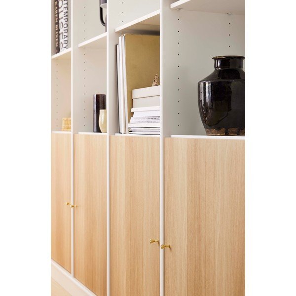 Biela knižnica v dekore duba 176x199 cm Mistral - Hammel Furniture-image-4