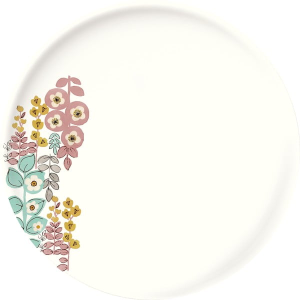 Keramický tanier Floral Dinner Plate, Ø27 cm