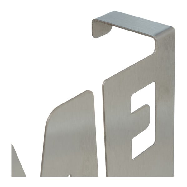 Kovový vešiak na dvere v matne striebornej farbe 32 cm Home – Casa Selección-image-2