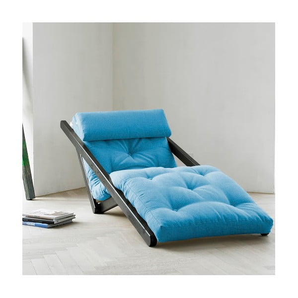 Leňoška Karup Figo Wenge / Horizon Blue,  70 cm-image-1