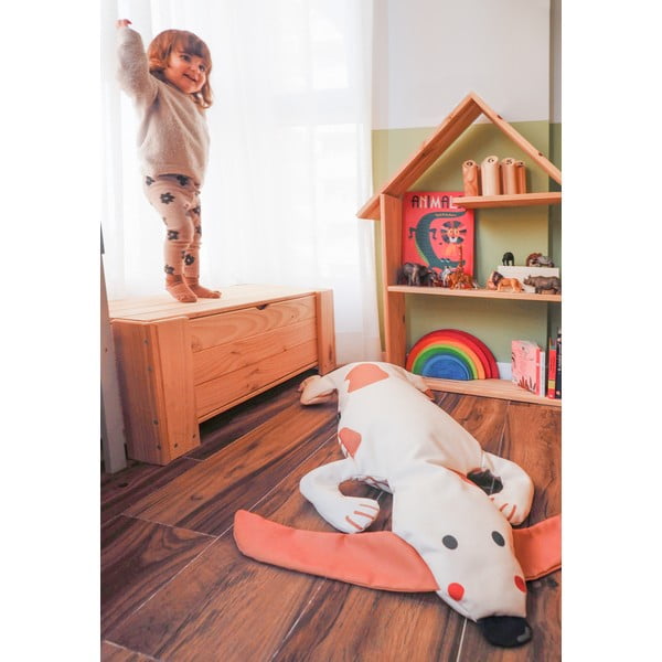 Béžový detský sedací vak Dog - Little Nice Things-image-1