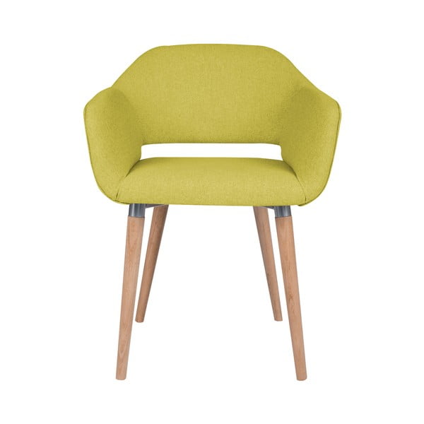 Žltá jedálenská stolička Cosmopolitan Design Napoli